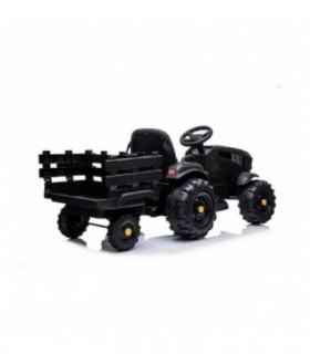 Tracteur avec remorque 12 Volts BDM0925 Noir - Pack Luxe