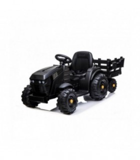 Tracteur avec remorque 12 Volts BDM0925 Noir - Pack Luxe