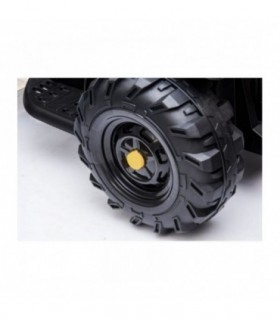 Tracteur avec remorque 12 Volts BDM0925 Noir - Pack Luxe