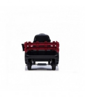 Tracteur avec remorque 12 Volts BDM0925 Rouge - Pack Luxe