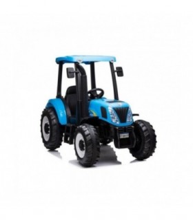 Tracteur électrique 12V A011 Bleu - Pack Luxe