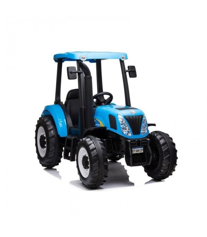 Tracteur électrique 12V A011 Bleu - Pack Luxe