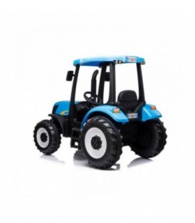 Tracteur électrique 12V A011 Bleu - Pack Luxe