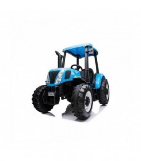 Tracteur électrique 12V A011 Bleu - Pack Luxe