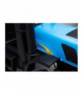 Tracteur électrique 12V A011 Bleu - Pack Luxe