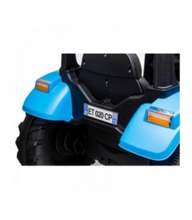 Tracteur électrique 12V A011 Bleu - Pack Luxe