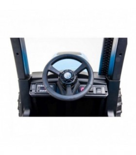 Tracteur électrique 12V A011 Bleu - Pack Luxe