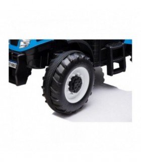 Tracteur électrique 12V A011 Bleu - Pack Luxe