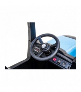 Tracteur électrique 12V A011 Bleu - Pack Luxe