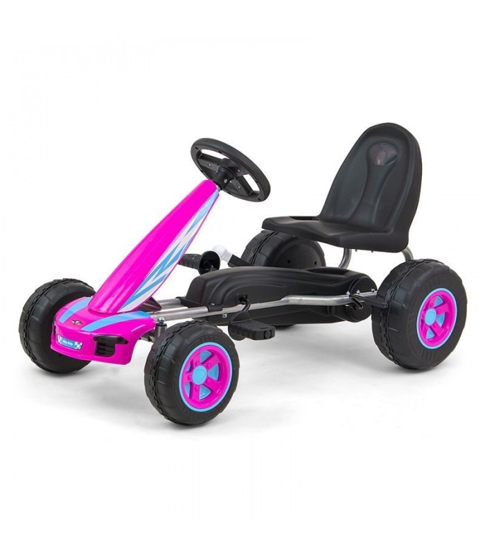 Kart à pédale Milly Mally Viper Rose