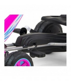 Kart à pédale Milly Mally Viper Rose