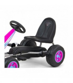 Kart à pédale Milly Mally Viper Rose