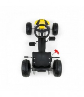 Kart à pédale Milly Mally Viper Jaune