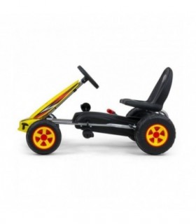 Kart à pédale Milly Mally Viper Jaune