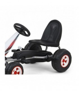 Kart à pédale Milly Mally Viper Blanc