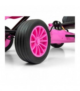 Kart à pédale Milly Mally Rocket Rose