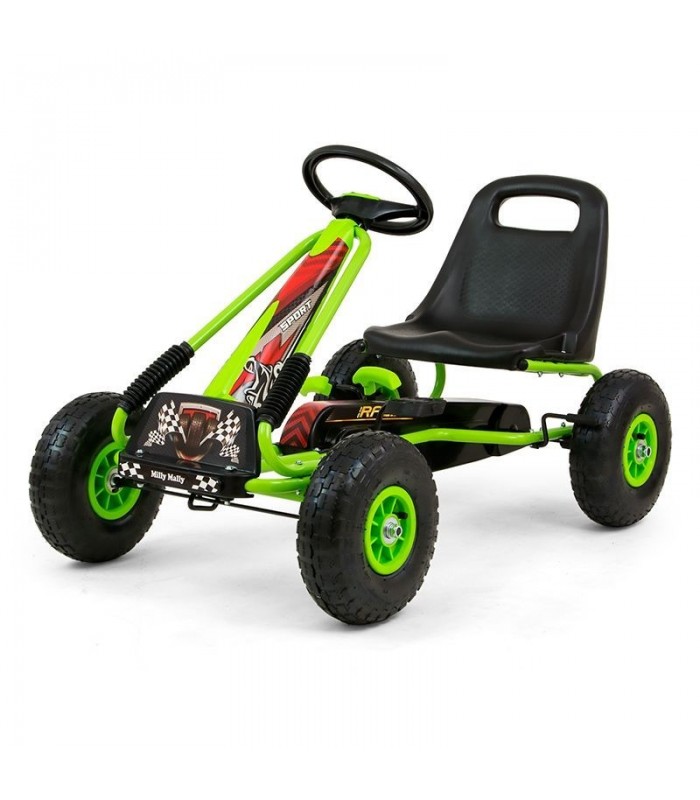 Kart à pédales Milly Mally Thor Vert