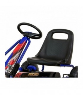 Kart à pédales Milly Mally Thor Bleu