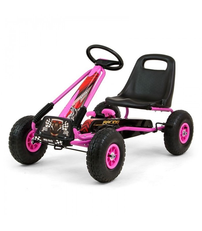 Kart à pédales Milly Mally Thor Rose