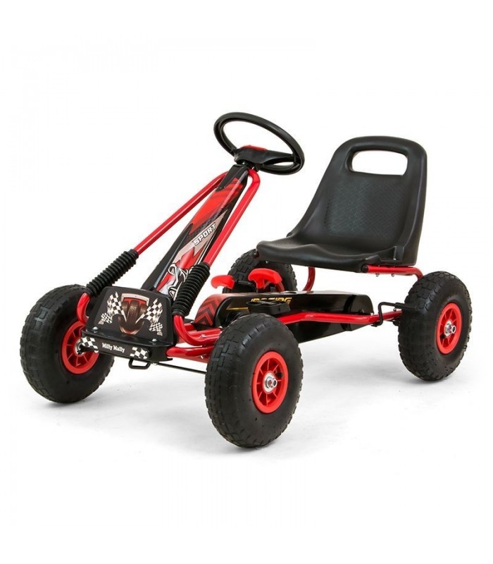 Kart à pédales Milly Mally Thor Rouge