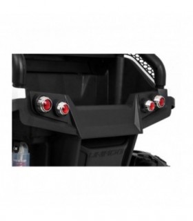 Voiture électrique 2 places 12V Mercedes Unimog Blanche - Pack Luxe