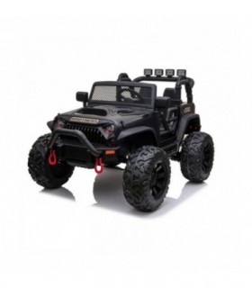 Voiture électrique 2 places 24V Jeep JC666 Noir - Pack Luxe