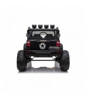 24 volts Jeep luxeRsx 600 watt voiture enfant 4 places electrique noir