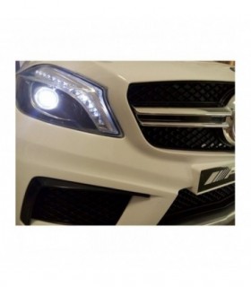 Voiture electrique bebe Mercedes-Benz A45 AMG Blanc Licence