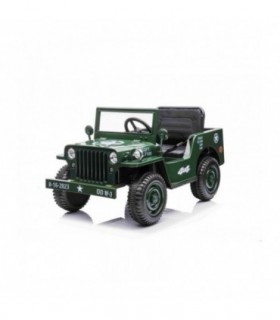 Voiture électrique USA ARMY-car PETITE verte propulsion arri