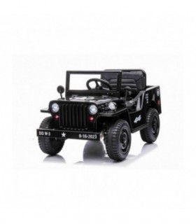 Véhicule électrique USA ARMY-car SMALL noir propulsion arriè