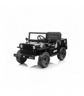 Véhicule électrique USA ARMY-car SMALL noir propulsion arriè