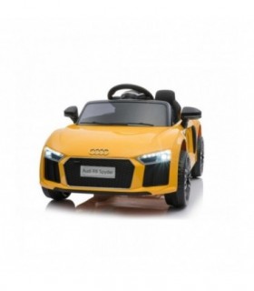 Audi r8 small electrique enfant jaune sous licence d'origine
