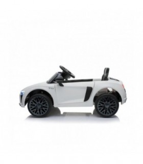 Audi r8 small electrique enfant blanc sous licence d'origine