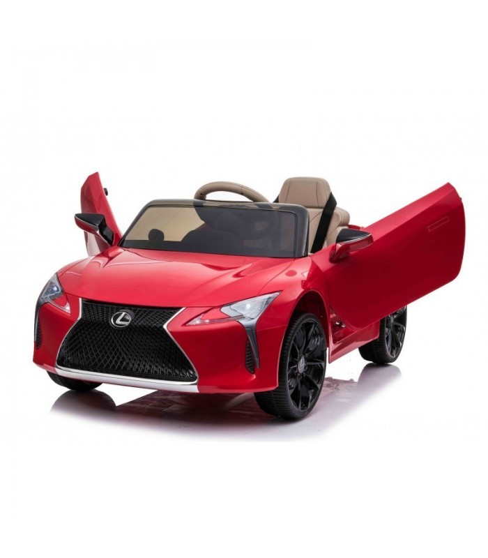 Voiture électrique Lexus LC500 rouge sous licence d'origine