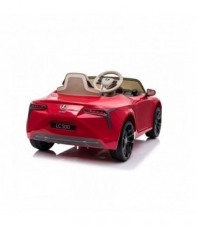 Voiture électrique Lexus LC500 rouge sous licence d'origine