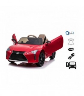 Voiture électrique Lexus LC500 rouge sous licence d'origine