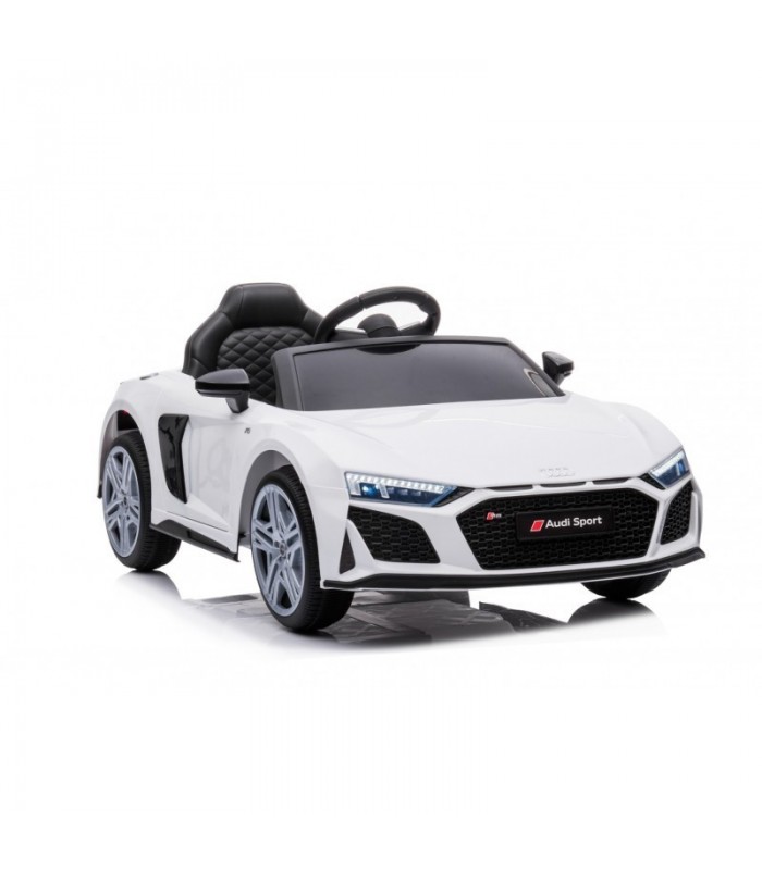 Voiture électrique Audi R8 Spyder NOUVEAU type blanc sous li