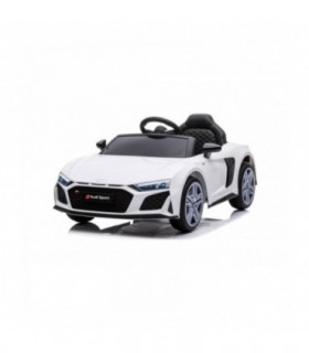 Voiture électrique Audi R8 Spyder NOUVEAU type blanc sous li