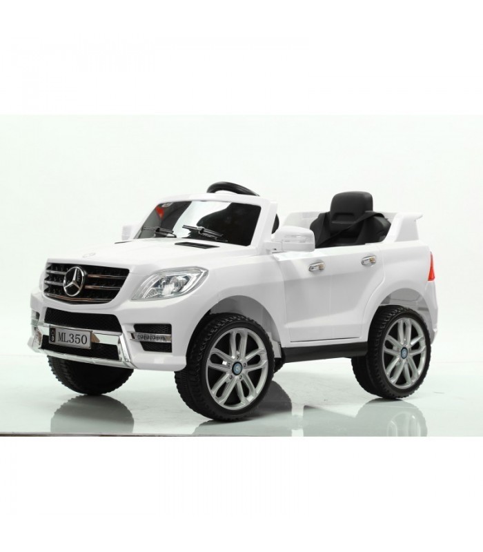Voiture mercedes bebe 12V Mercedes-Benz ML 350 Blanc Licence