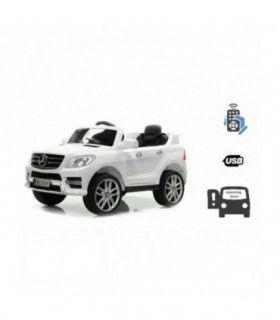 Voiture mercedes bebe 12V Mercedes-Benz ML 350 Blanc Licence