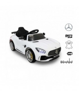 Véhicule électrique pour enfants Mercedes-Benz GTR Blanc Ori