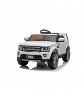 Voiture électrique enfant land rover discovery 12V blanche s