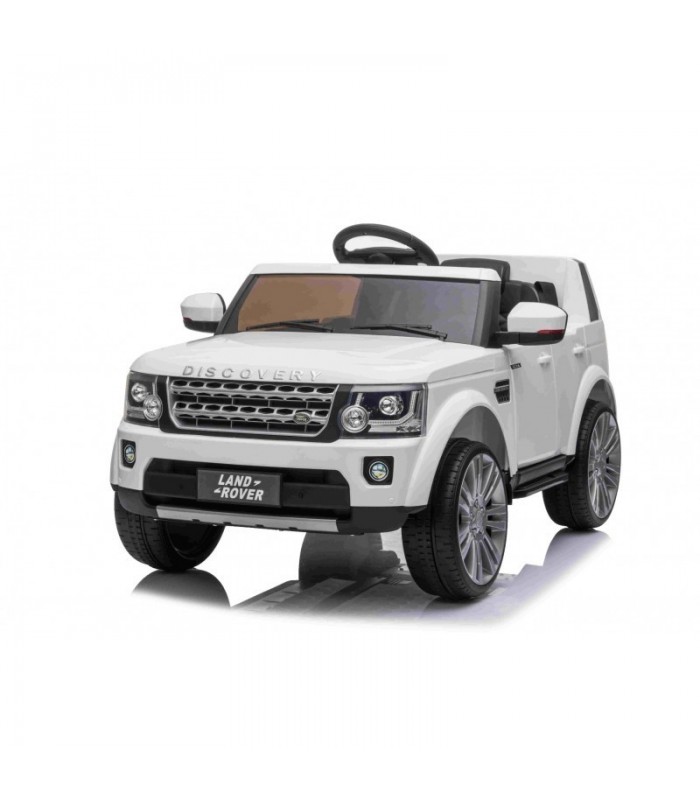 Voiture électrique enfant land rover discovery 12V blanche s