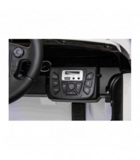 Voiture électrique enfant land rover discovery 12V blanche s