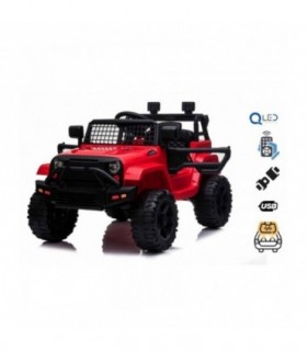 Voiture électrique OFFROAD à traction arrière rouge batterie