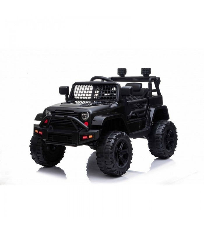 Voiture électrique OFFROAD à traction arrière noire batterie