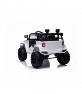 Voiture électrique OFFROAD à traction arrière blanche batter