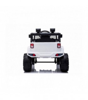 Voiture électrique OFFROAD à traction arrière blanche batter