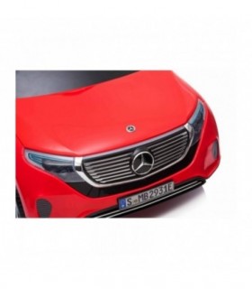 Voiture mercedes bebe 12V Mercedes-Benz EQC rouge sous licen