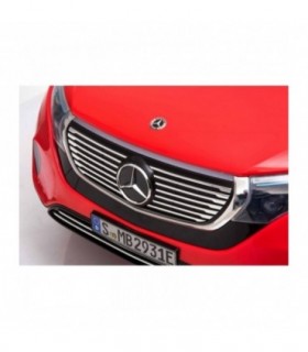 Voiture mercedes bebe 12V Mercedes-Benz EQC rouge sous licen